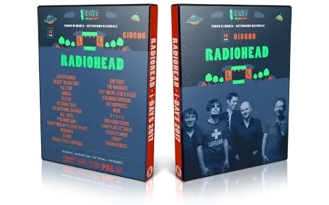 Artwork Cover of Radiohead 2017-06-16 DVD Monza Proshot