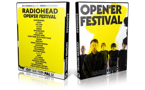 Artwork Cover of Radiohead 2017-06-28 DVD Opener Festival Proshot