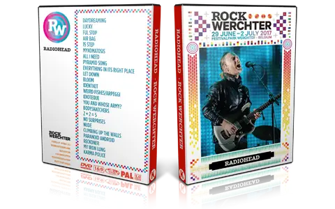 Artwork Cover of Radiohead 2017-06-30 DVD Rock Werchter Festival Proshot