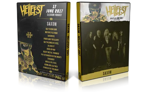 Artwork Cover of Saxon 2017-06-17 DVD Hellfest  Proshot