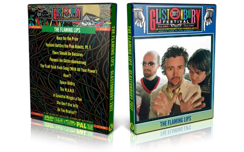 Artwork Cover of The Flaming Lips 2017-06-23 DVD Glastonbury Festival Proshot