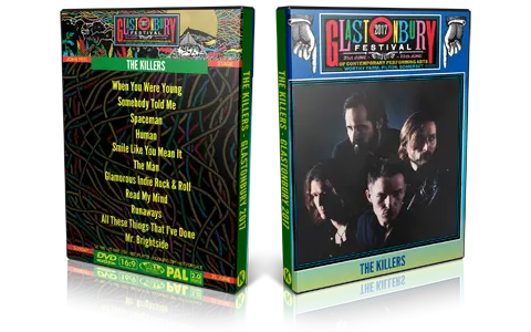 Artwork Cover of The Killers 2017-06-25 DVD Glastonbury Festival Proshot