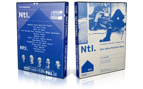Artwork Cover of The National 2017-06-22 DVD Paris Proshot