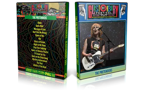 Artwork Cover of The Pretenders 2017-06-23 DVD Glastonbury Festival Proshot