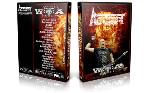 Artwork Cover of Accept 2017-08-03 DVD Wacken Open Air Proshot