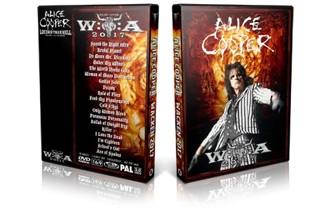 Artwork Cover of Alice Cooper 2017-08-05 DVD Wacken Open Air Proshot