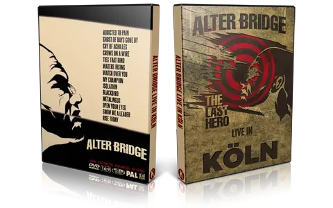 Artwork Cover of Alter Bridge 2016-12-05 DVD Cologne Proshot