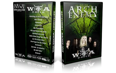 Artwork Cover of Arch Enemy 2016-08-06 DVD  Schleswig-Holstein Proshot