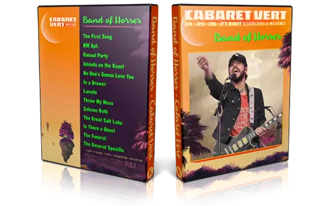 Artwork Cover of Band of Horses 2017-08-25 DVD Le Cabaret Vert Proshot