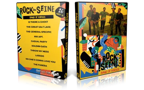Artwork Cover of Band of Horses 2017-08-26 DVD Rock en Seine Proshot