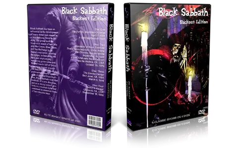 Artwork Cover of Black Sabbath 1992-09-12 DVD Reggio Emilia Proshot