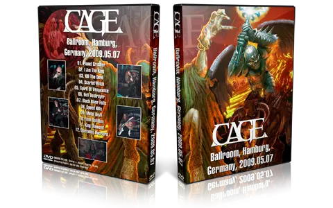 Artwork Cover of Cage 2009-05-07 DVD Hamburg Audience