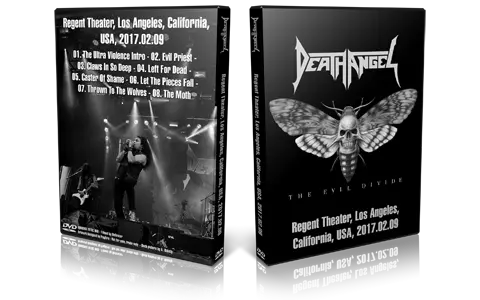 Artwork Cover of Death Angel 2017-02-09 DVD Los Angeles Audience