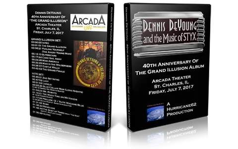 Artwork Cover of Dennis DeYoung 2017-07-07 DVD St Charles Audience