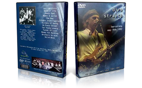 Artwork Cover of Dire Straits 1992-05-09 DVD Barcelona Audience
