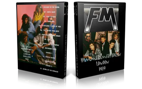 Artwork Cover of FM Compilation DVD Hammersmith 1989 Audience