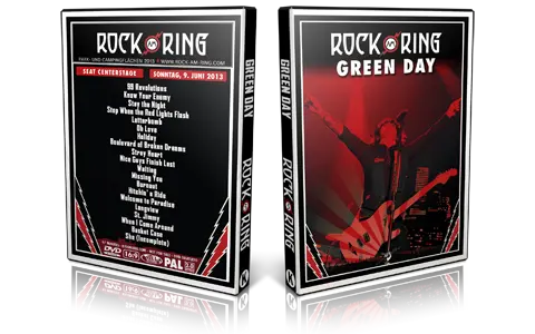 Artwork Cover of Green Day 2013-06-09 DVD Berlin Proshot