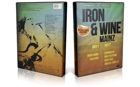 Artwork Cover of Iron And Wine 2010-09-10 DVD Lerchenberg Proshot