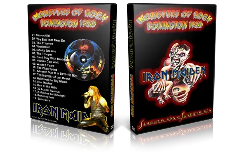 Artwork Cover of Iron Maiden 1988-08-20 DVD Donington Audience