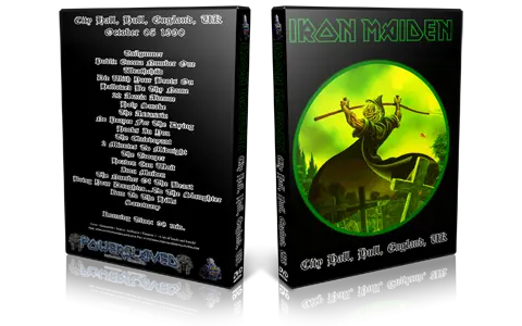 Artwork Cover of Iron Maiden 1990-10-05 DVD Hull Audience