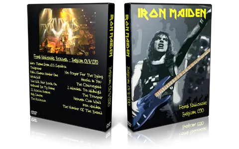 Artwork Cover of Iron Maiden 1990-11-01 DVD Brussels Audience