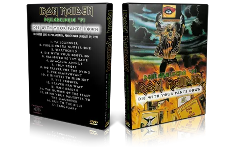 Artwork Cover of Iron Maiden 1991-01-29 DVD Philadelphia Audience