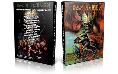 Artwork Cover of Iron Maiden 1998-09-04 DVD Athens Audience