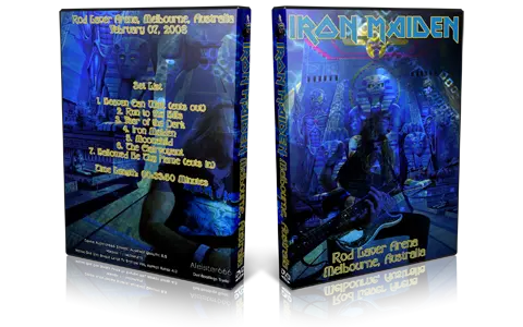 Artwork Cover of Iron Maiden 2008-02-07 DVD Melbourne Audience