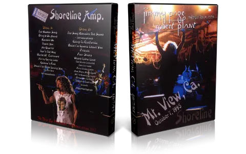 Artwork Cover of Jimmy Page and Robert Plant 1995-10-07 DVD Mountain View Audience