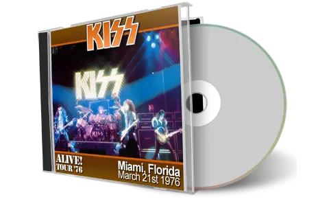 Artwork Cover of KISS 1976-03-21 CD Miami Audience