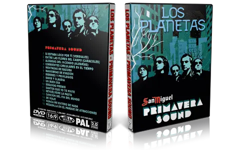 Artwork Cover of Los Planetas Primavera Sound 2007-06-01 DVD Barcelona Proshot