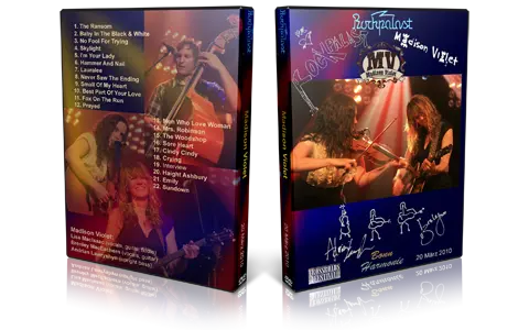 Artwork Cover of Madison Violet 2010-03-20 DVD Bonn Proshot