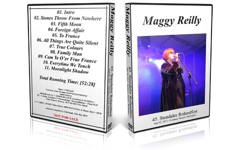 Artwork Cover of Maggy Reilly 2012-06-02 DVD Stendal Audience