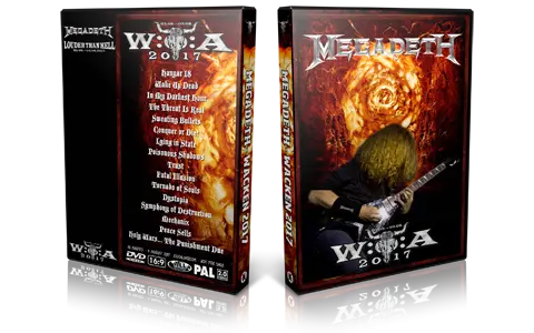 Artwork Cover of Megadeth 2017-08-04 DVD Wacken Open Air Proshot