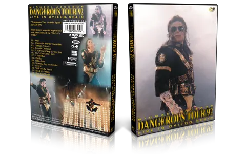 Artwork Cover of Michael Jackson 1992-09-21 DVD Oviedo Audience