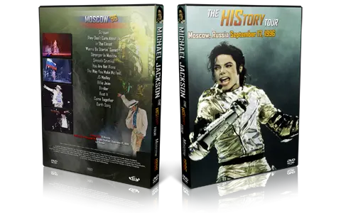 Artwork Cover of Michael Jackson 1996-09-17 DVD Moscow Audience