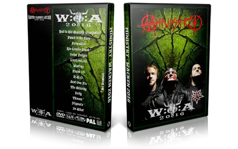 Artwork Cover of Ministry 2016-08-06 DVD Wacken Proshot