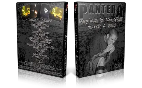 Artwork Cover of Pantera 1995-03-04 DVD Montreal Audience
