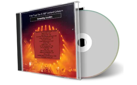Artwork Cover of Pink Floyd 1987-12-05 CD Oakland Audience