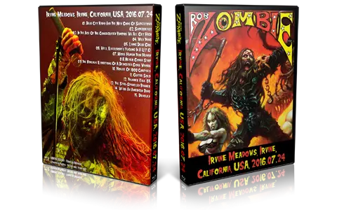 Artwork Cover of Rob Zombie 2016-07-24 DVD Irvine Audience