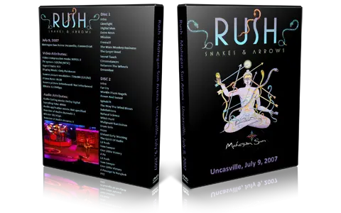 Artwork Cover of Rush 2007-07-09 DVD Uncasville Audience