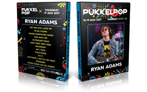 Artwork Cover of Ryan Adams 2017-08-17 DVD Pukkelpop Proshot