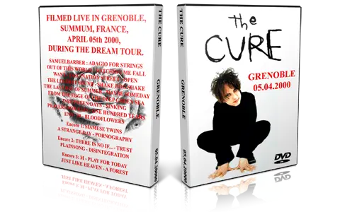Artwork Cover of The Cure 2000-04-05 DVD Prague Audience