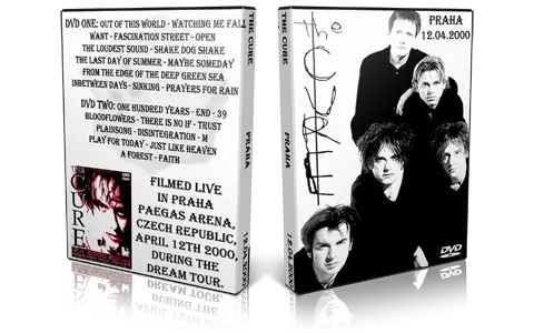 Artwork Cover of The Cure 2000-04-12 DVD Paris Audience
