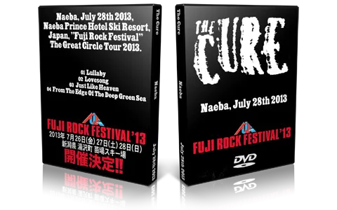 Artwork Cover of The Cure 2013-07-28 DVD Reading Audience
