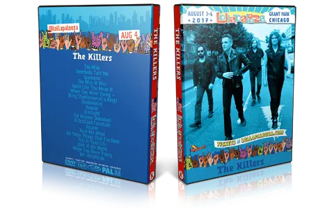 Artwork Cover of The Killers 2017-08-04 DVD Lollapalooza Proshot