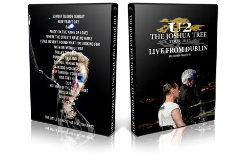 Artwork Cover of U2 2017-07-22 DVD Dublin Audience