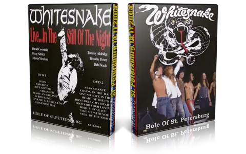 Artwork Cover of Whitesnake 2004-11-14 DVD St Petersburg Audience