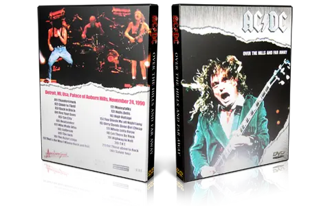 Artwork Cover of ACDC 1990-11-24 DVD Detroit Proshot