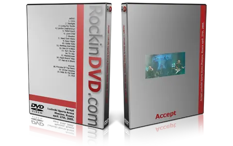 Artwork Cover of Accept 2005-04-27 DVD Moscow Audience